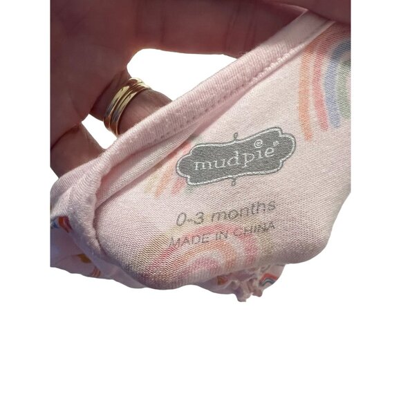 Mud Pie Set of 2 Footed Sleeper Infant Size 0-3 months Excellent very gently use - Picture 5 of 6